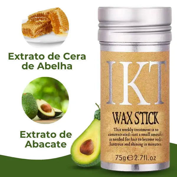 Finalizador Anti Frizz para Cabelo - Wax Stick [Coque e Baby Hair Perfeitos]